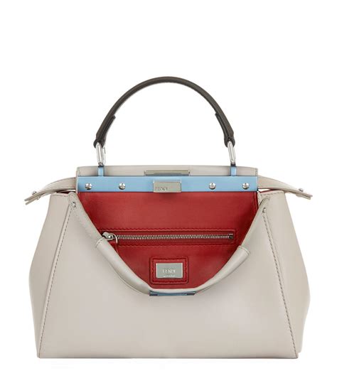 fendi small peekaboo satchel